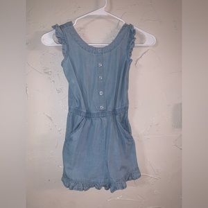Denim romper size 4-5